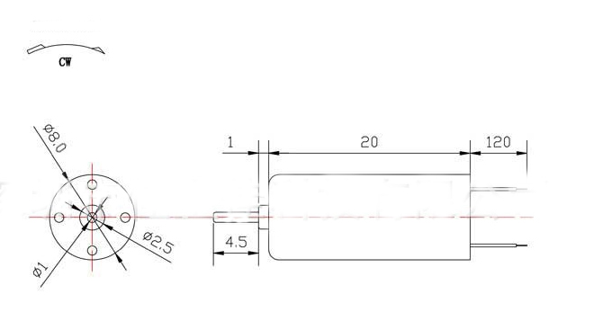 Q0820 drive motor